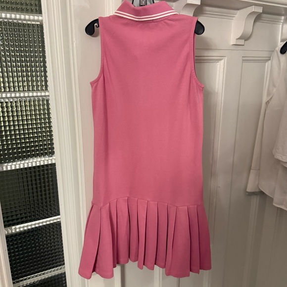 Polo Ralph Lauren Girls Pink Dress Pleated Skirt Zip Top Sz M (8-10) NWT - Picture 4 of 13